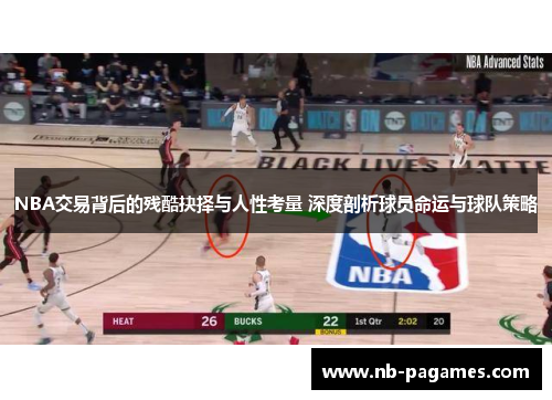 NBA交易背后的残酷抉择与人性考量 深度剖析球员命运与球队策略