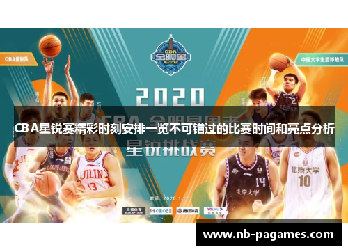CBA星锐赛精彩时刻安排一览不可错过的比赛时间和亮点分析