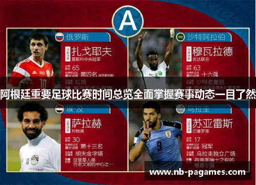 阿根廷重要足球比赛时间总览全面掌握赛事动态一目了然